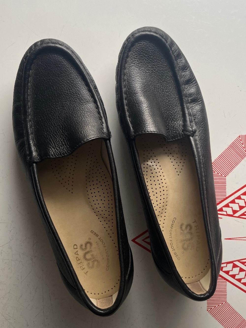 SAS Black Leather Loafer Women’s 7.5 US W